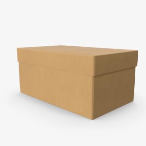 Brown shoe box
